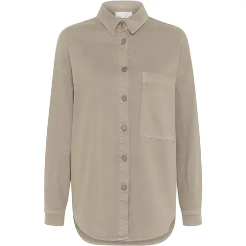 Laramw 149 Shirt Jacken - Silver Sage , Damen, Größe: XS - My Essential Wardrobe - Modalova