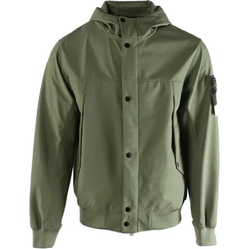 Soft Shell Jacket , male, Sizes: L, XL, 2XL - Stone Island - Modalova