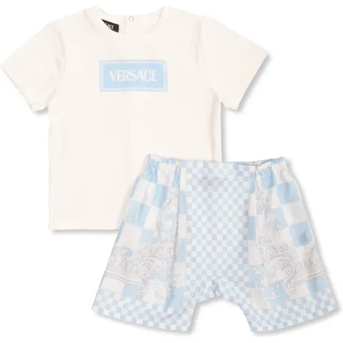 T-Shirt und Shorts Set Versace - Versace - Modalova