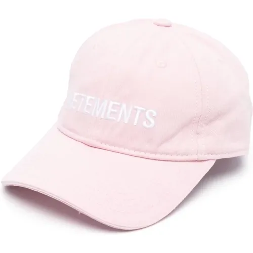 Logo-Embroidered Baseball Cap , male, Sizes: ONE SIZE - Vetements - Modalova