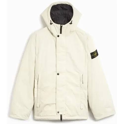 Micro Twill Jacket Modern Design , male, Sizes: L, S, XL, M - Stone Island - Modalova