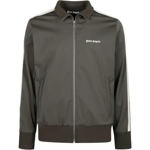 Sporty Track Top Jacket , male, Sizes: XL, L - Palm Angels - Modalova