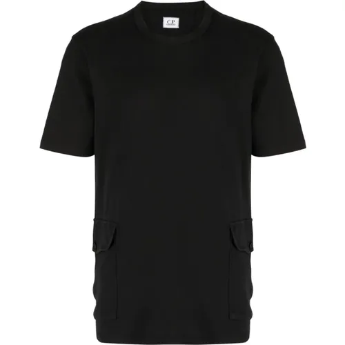 Stylish Side Pocket T-Shirt for Men , male, Sizes: S - C.P. Company - Modalova