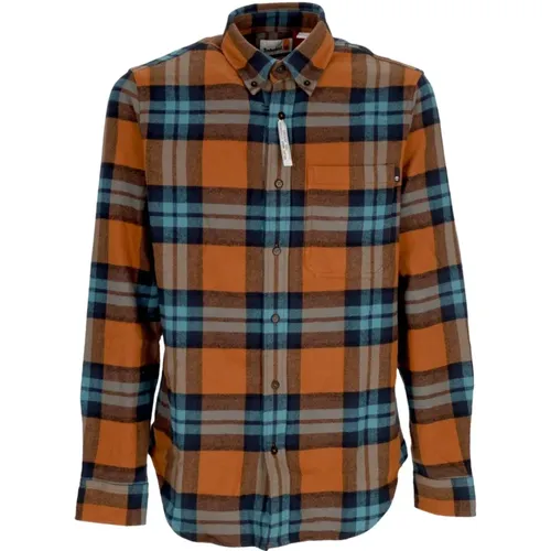 Plaid Flannel Long Sleeve Shirt , male, Sizes: S - Timberland - Modalova