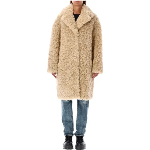 Eco Shearling Outerwear Aw24 , female, Sizes: M - Stand Studio - Modalova