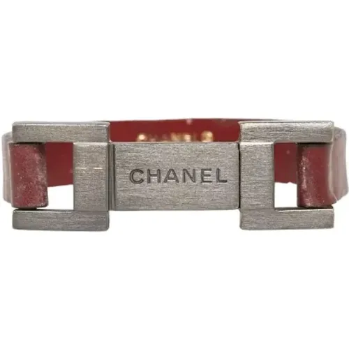 Pre-owned Leather bracelets , female, Sizes: ONE SIZE - Chanel Vintage - Modalova