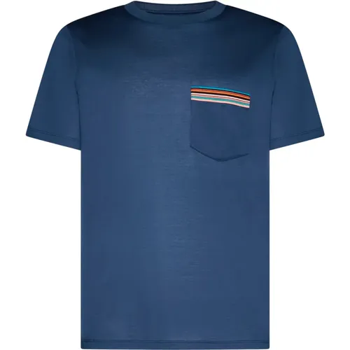 Stripe Crew Neck T-shirt , male, Sizes: M - PS By Paul Smith - Modalova