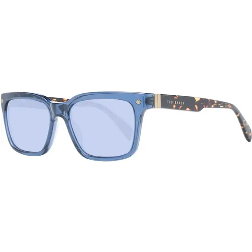 Blaue Rechteckige Sonnenbrille mit UV-Schutz , Herren, Größe: ONE Size - Ted Baker - Modalova