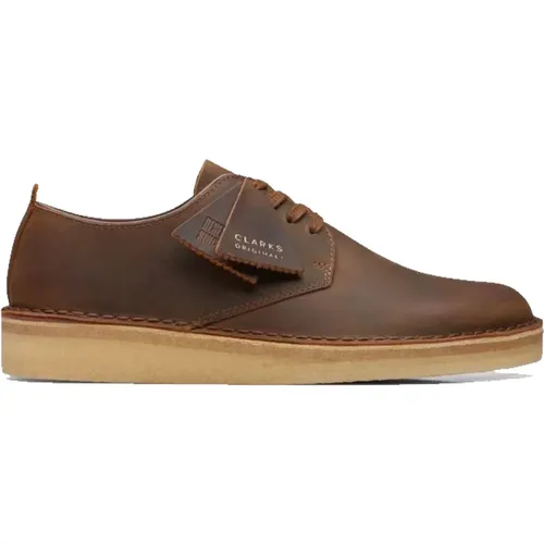 Modern Beeswax Leather Wedge Shoes , male, Sizes: 6 UK - Clarks - Modalova