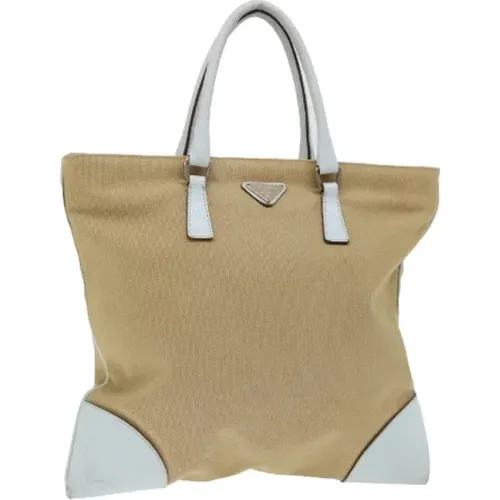 Pre-owned Cotton handbags , female, Sizes: ONE SIZE - Prada Vintage - Modalova