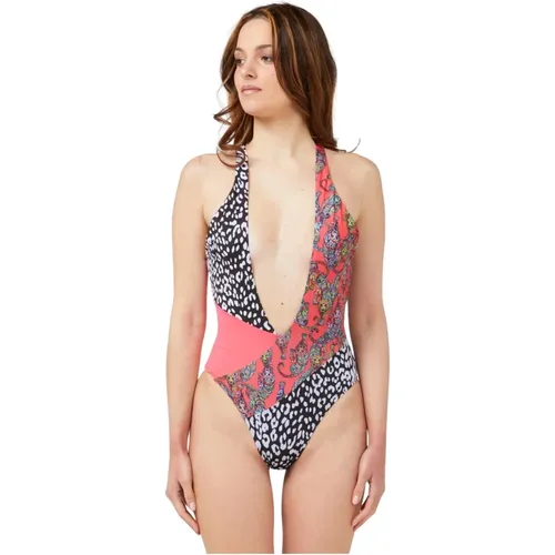 Fuchsia One-piece Swimsuit , female, Sizes: M, L, S - Custo Barcelona - Modalova