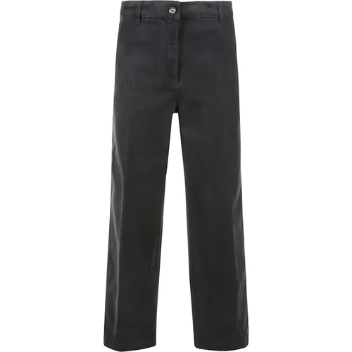 Schwarze Stylische Hose , Damen, Größe: 2XS - Aspesi - Modalova