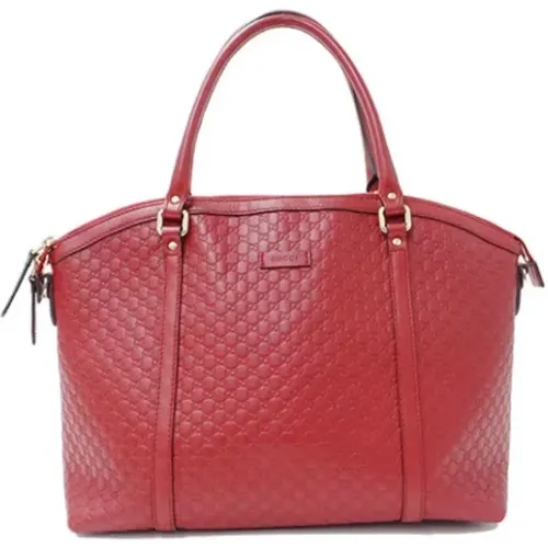 Pre-owned Leather handbags , unisex, Sizes: ONE SIZE - Gucci Vintage - Modalova