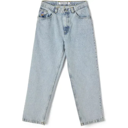 Denim Straight Jeans , male, Sizes: W30, W34, W36, W32 - Polar Skate Co. - Modalova