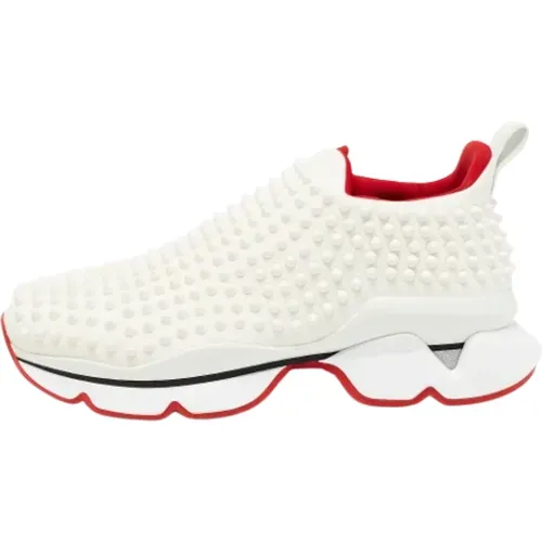 Pre-owned Fabric sneakers , male, Sizes: 6 UK - Christian Louboutin Pre-owned - Modalova