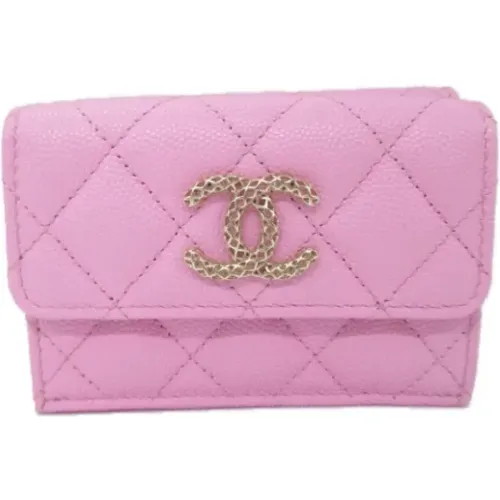 Pre-owned Leather wallets , female, Sizes: ONE SIZE - Chanel Vintage - Modalova