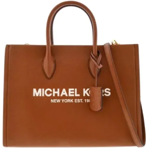 Camel Leather Handbag , female, Sizes: ONE SIZE - Michael Kors - Modalova