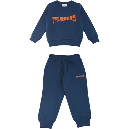 Einfarbiger sportlicher Jumpsuit,Einfarbiges sportliches Trainingsanzug-Set - Trussardi - Modalova