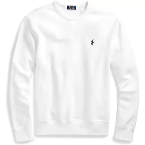 Weiße Langarm-Polo-Bär-T-Shirt , Herren, Größe: 2XL - Ralph Lauren - Modalova