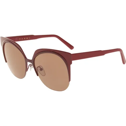 Sunglasses Curve Me101S , female, Sizes: 56 MM - Marni - Modalova