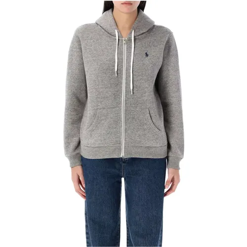 Zip Hoodie für Stilvolles Komfortables Tragen , Damen, Größe: XL - Polo Ralph Lauren - Modalova