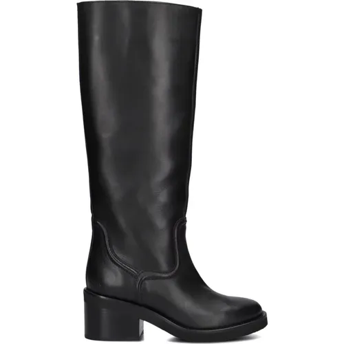 Schwarzer Leder Cassie Boot , Damen, Größe: 36 EU - Nubikk - Modalova