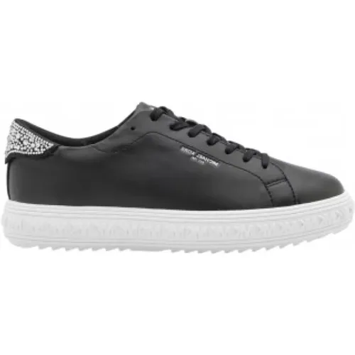 Schwarze Sneakers mit Kristallverzierung , Damen, Größe: 38 EU - Michael Kors - Modalova