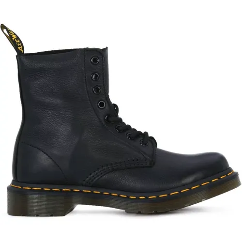 Leather Anfibio Boots , male, Sizes: 6 UK, 4 UK, 3 UK, 8 UK, 5 UK, 7 UK - Dr. Martens - Modalova