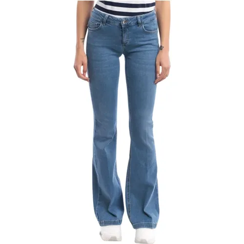 Flared Jeans , female, Sizes: W27, W26, W25, W28, W32, W29 - Liu Jo - Modalova