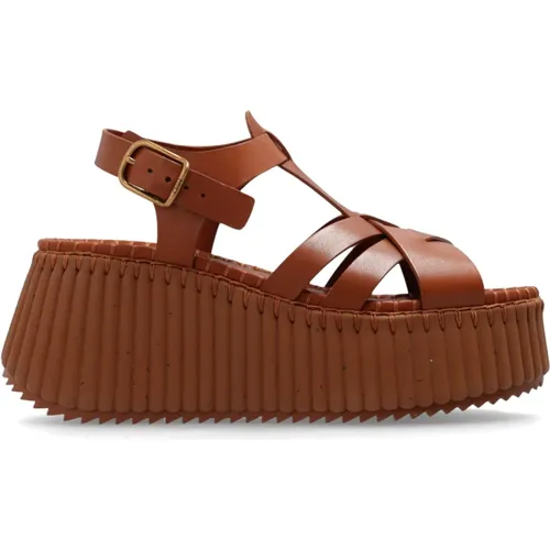 Plateau-Sandalen Nama Chloé - Chloé - Modalova