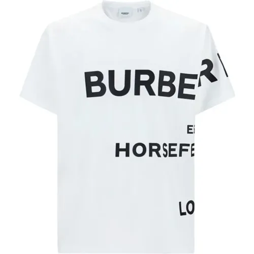 Harlford Herren T-Shirt , Herren, Größe: 2XS - Burberry - Modalova