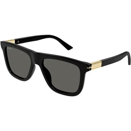 Schwarze Sonnenbrille für Frauen , Damen, Größe: 54 MM - Gucci - Modalova