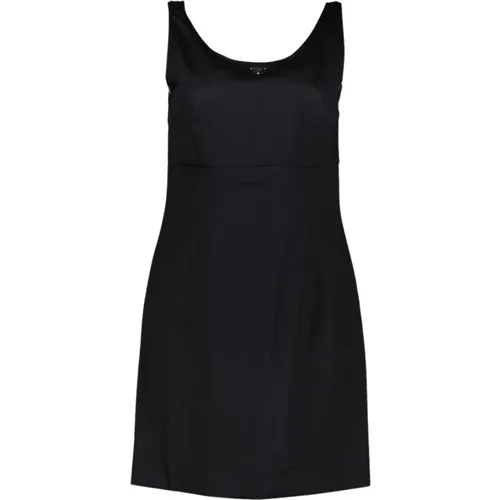 Sleeveless Round Neck Cotton Dress , female, Sizes: S - Prada - Modalova