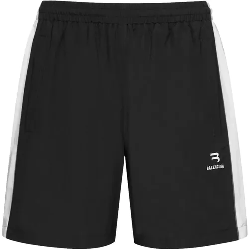 Logo Shorts , male, Sizes: XS - Balenciaga - Modalova