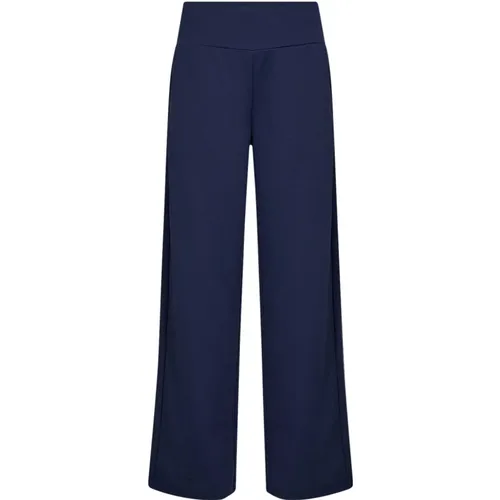 Klassische Weite Hose Blau , Damen, Größe: 2XL - Soyaconcept - Modalova