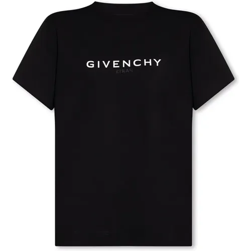 T-shirt with logo , female, Sizes: S, XS - Givenchy - Modalova