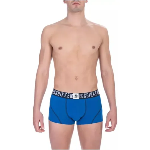 Blau Baumwolle Trunk Bi-Pack , Herren, Größe: S - Bikkembergs - Modalova