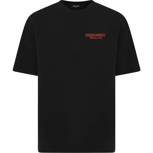 Herren T-Shirt , Herren, Größe: 2XL - Dsquared2 - Modalova