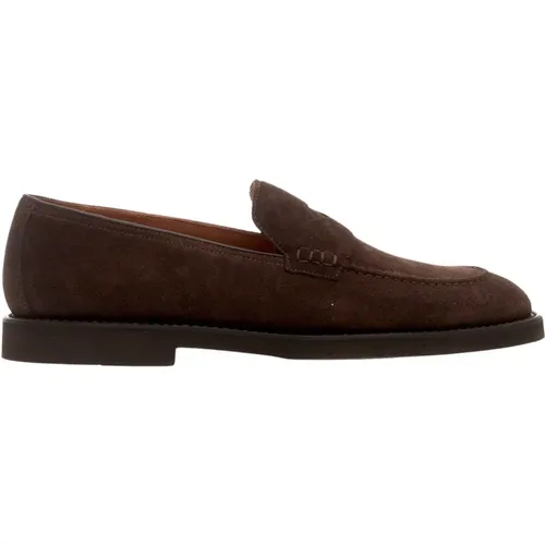 Suede Loafer Shoes , male, Sizes: 6 1/2 UK - Doucal's - Modalova