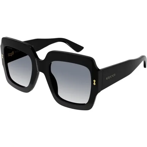 Frame Grey Lens Sunglasses , female, Sizes: 53 MM - Gucci - Modalova