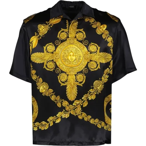 Barocco Polo Shirt , Herren, Größe: M - Versace - Modalova