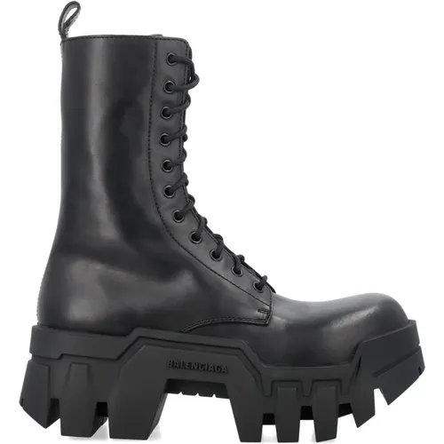 Bulldozer Lace-up Boots , female, Sizes: 7 UK - Balenciaga - Modalova