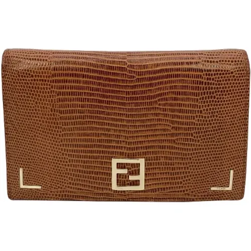 Pre-owned Leather wallets , female, Sizes: ONE SIZE - Fendi Vintage - Modalova