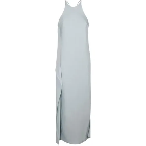 Kleid mit Drapiertem Panel , Damen, Größe: M - Calvin Klein - Modalova