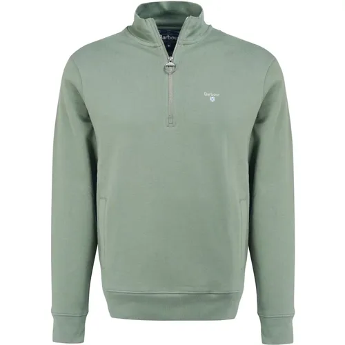 Rothley Half Zip Sweater in Agave , male, Sizes: L, 2XL - Barbour - Modalova