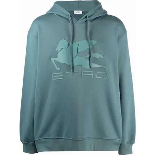 Pegasus Logo Hoodie , male, Sizes: S, XL, M, L - ETRO - Modalova