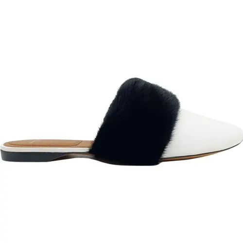 Bedford Fur Trim Mules , female, Sizes: 7 UK - Givenchy - Modalova