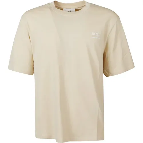 Cotton T-Shirt , male, Sizes: XS, L, S, M, XL - Ami Paris - Modalova