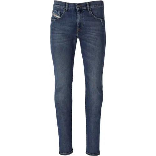 D-Strukt Blaue Jeans , Herren, Größe: W29 L32 - Diesel - Modalova