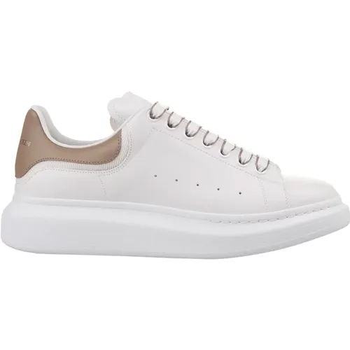 Weiße Oversized-Sneaker mit Schlammfarbenem Absatz , Herren, Größe: 39 EU - alexander mcqueen - Modalova